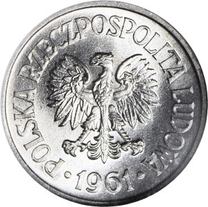 10 pennies 1961, first vintage in new type, minted