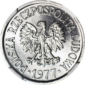 20 pennies 1977, minted