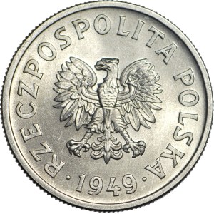 50 groszy 1949, Aluminium mennicza