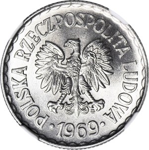 1 gold 1969, mint
