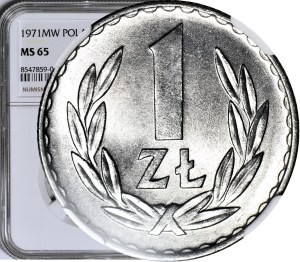 1 gold 1971, mint