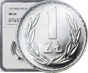 1 gold 1977, mint