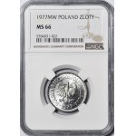 1 złoty 1977, mennicze