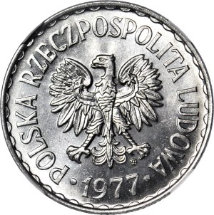 1 gold 1977, mint