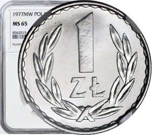 1 gold 1977, mint