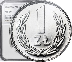 1 gold 1981, mint