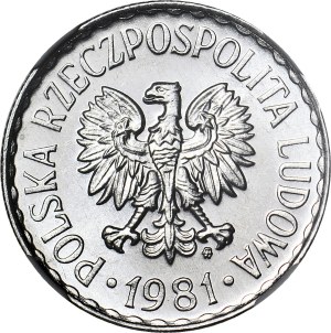 1 gold 1981, mint