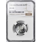 1 złoty 1981, mennicze