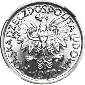 2 złote 1970, Jagody, 7 z ostrym zakończeniem daszka