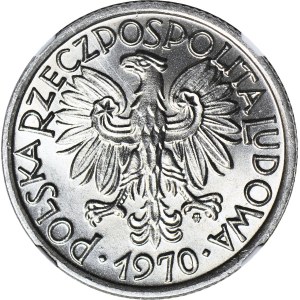 2 złote 1970, Jagody, 7 z łagodnym zakończeniem daszka