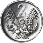 2 złote 1970, Jagody, 7 z łagodnym zakończeniem daszka
