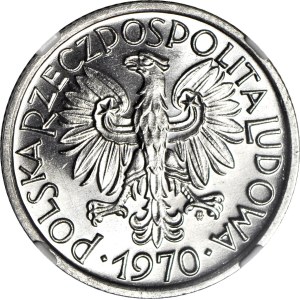 2 złote 1970, Jagody, 7 z ostrym zakończeniem daszka