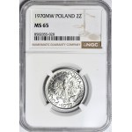 2 złote 1970, Jagody, 7 z ostrym zakończeniem daszka