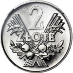 2 złote 1970, Jagody, 7 z ostrym zakończeniem daszka