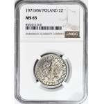 2 złote 1971, Jagody, mennicze