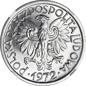 2 gold 1972, Berry, mint