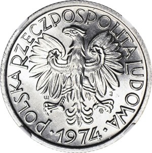 2 gold 1974, Berry, mint
