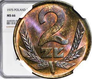 2 gold 1975, mint