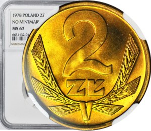 2 gold 1978, unmarked, minted