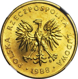 2 gold 1988, mint