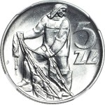 5 złotych 1973, Rybak, menniczy