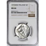 5 złotych 1973, Rybak, menniczy