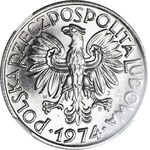 5 złotych 1974, Rybak, menniczy