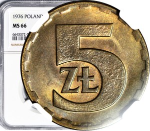 5 gold 1976, mint
