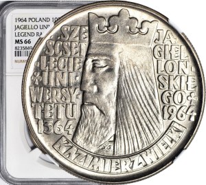 10 gold 1964, Casimir the Great, relief, minted