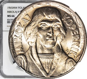 10 gold 1965, BIG Copernicus, low mintage, mint.