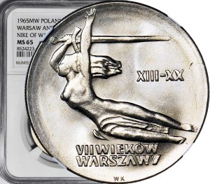 10 gold 1965, 7th Centuries of Warsaw, minted