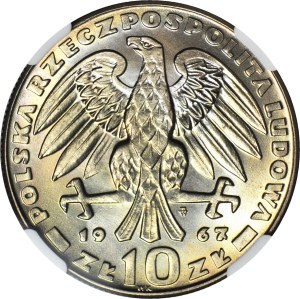 10 gold 1967, General Karol Swierczewski, minted
