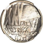 10 złotych 1968, XXV LAT LWP, mennicze