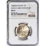 10 złotych 1968, XXV LAT LWP, mennicze