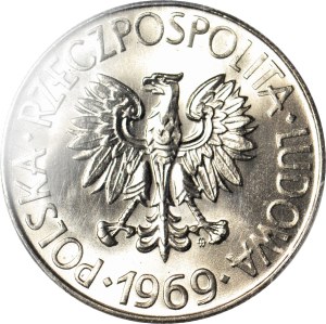 10 gold 1969, Tadeusz Kosciuszko, minted