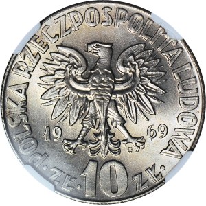 10 złotych 1969, Mikołaj Kopernik, menniczy