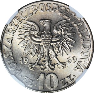 10 gold 1969, Nicolaus Copernicus, mint.