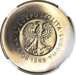 10 Gold 1969, 25th Anniversary of the People's Republic of Poland, minted