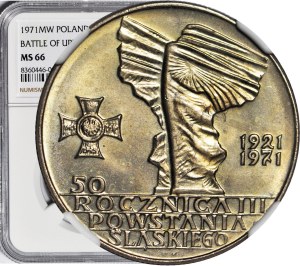10 gold 1971, 50th anniversary of the Silesian Uprising, mint.