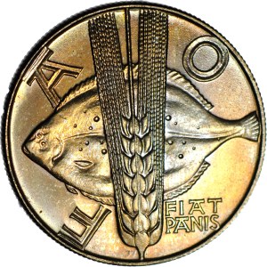 10 gold 1971, FAO, mint, light prooflike