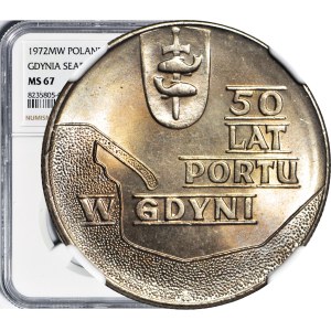 10 złotych 1972, Port w Gdyni, mennicza