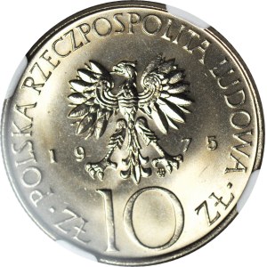 10 złotych 1975, Mickiewicz, menniczy