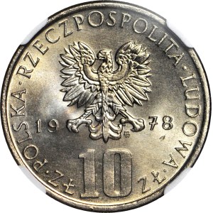 10 złotych 1978, Bolesław Prus, menniczy