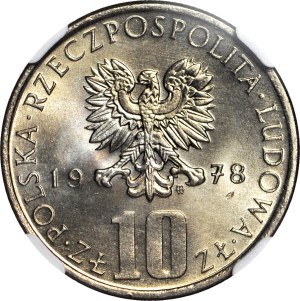 10 gold 1978, Boleslaw Prus, minted