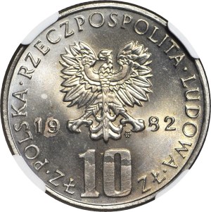 10 gold 1982, B. Prus, mint