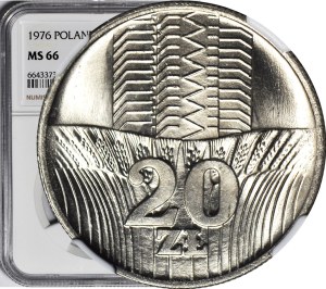 20 gold 1976, skyscraper and ears, mint