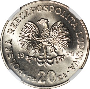 20 gold 1976, Nowotko, with mark, mint