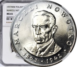 20 gold 1977, Marceli Nowotko, mint