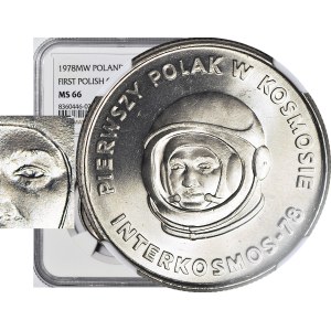 20 złotych 1978, Interkosmos, Hermaszewski, DESTRUKT Z ŁEZKĄ