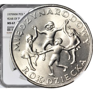 20 złotych 1979, Rok dziecka, menniczy